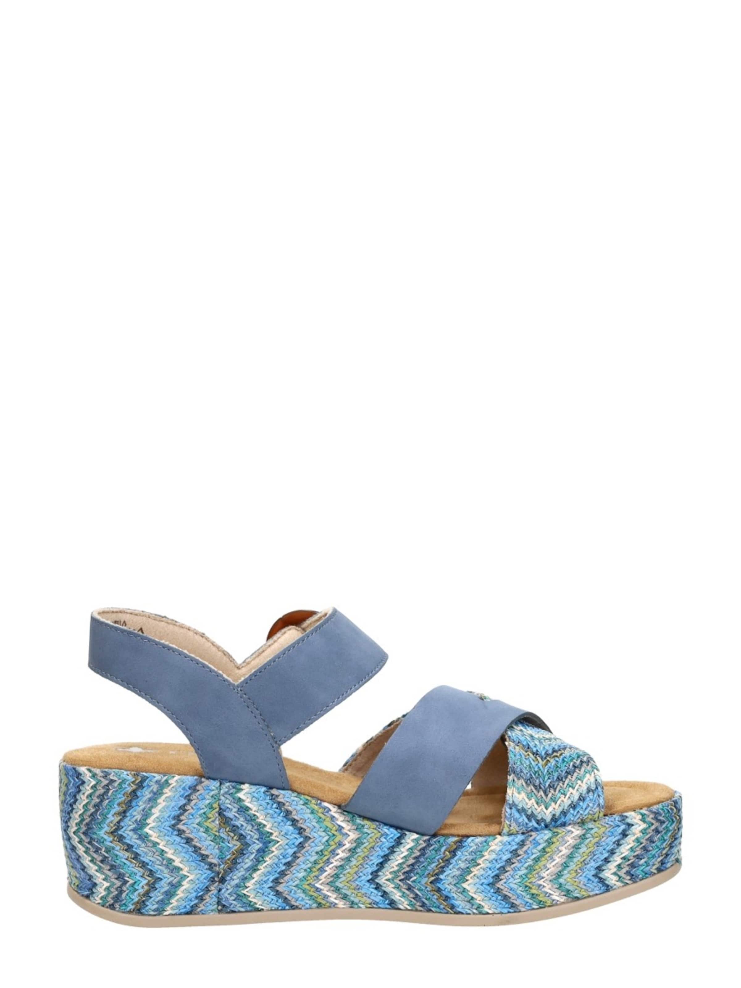 Rieker Sandaal 'Sandalen Hak' in Blauw