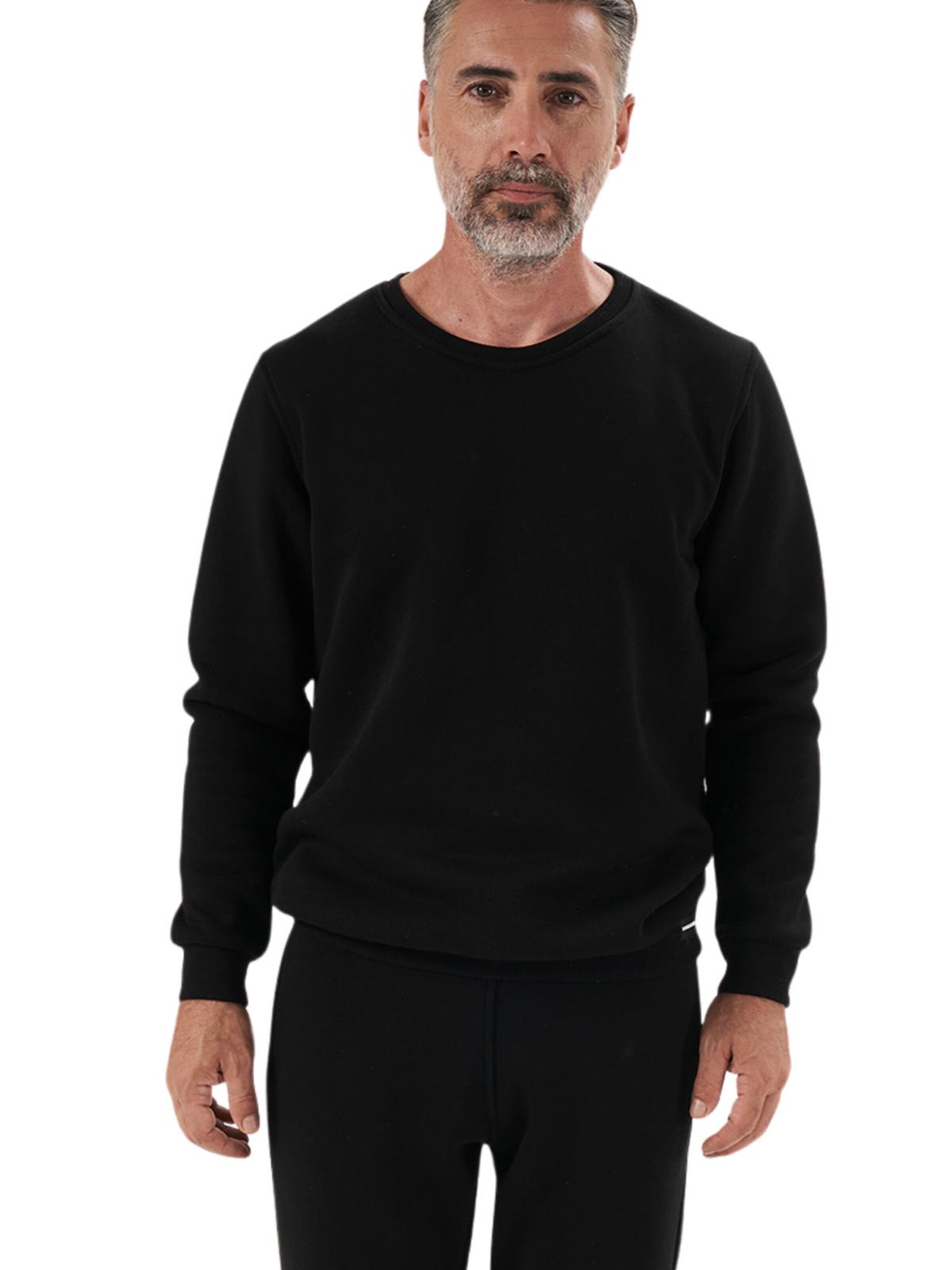 LOUIS LECLER Sweatshirt 'Carter' in Zwart