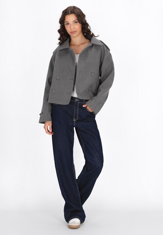 MYMO Between-season jacket 'Young Fashion' in Grey