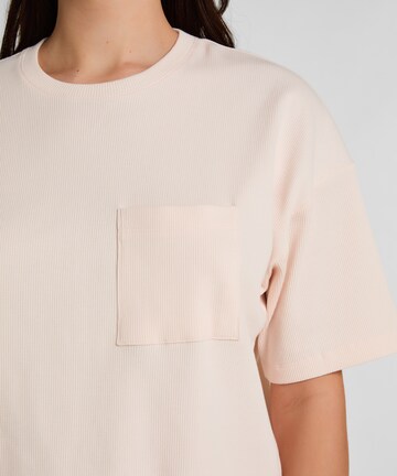 Hunkemöller Slaapshirt 'Waffle' in Roze