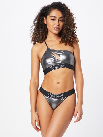 Calvin Klein Swimwear Bikinové nohavičky - Čierna