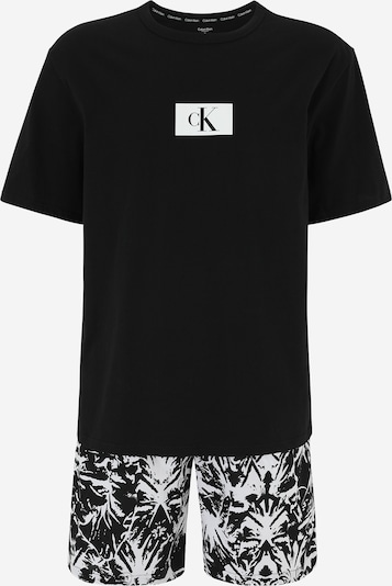 Calvin Klein Underwear Pyjama in schwarz / offwhite, Produktansicht