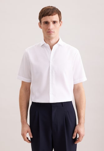SEIDENSTICKER Regular fit Business shirt in White: front