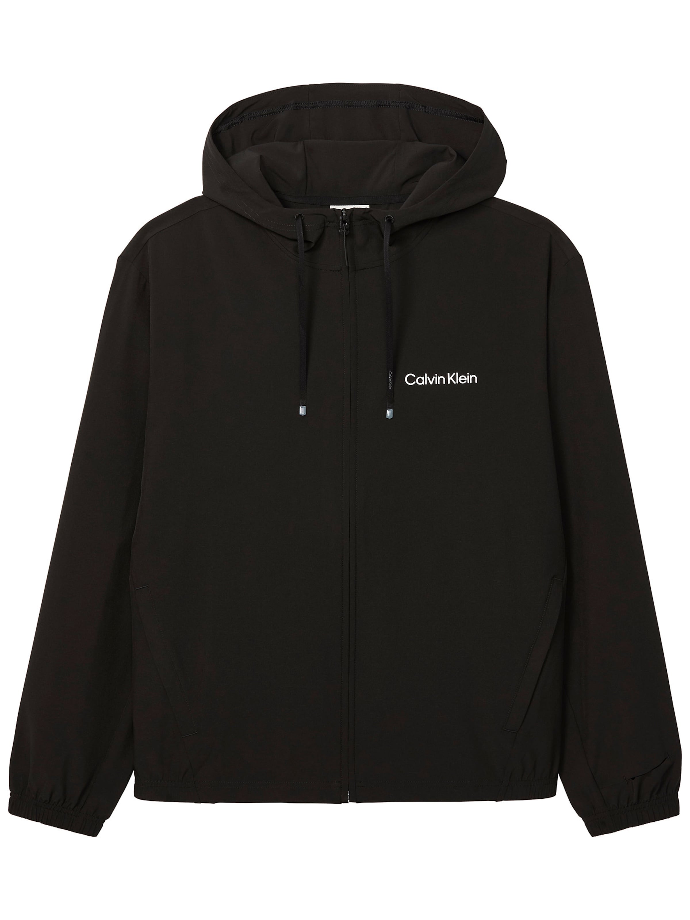 Veste mi-saison Calvin Klein Sport en noir : devant