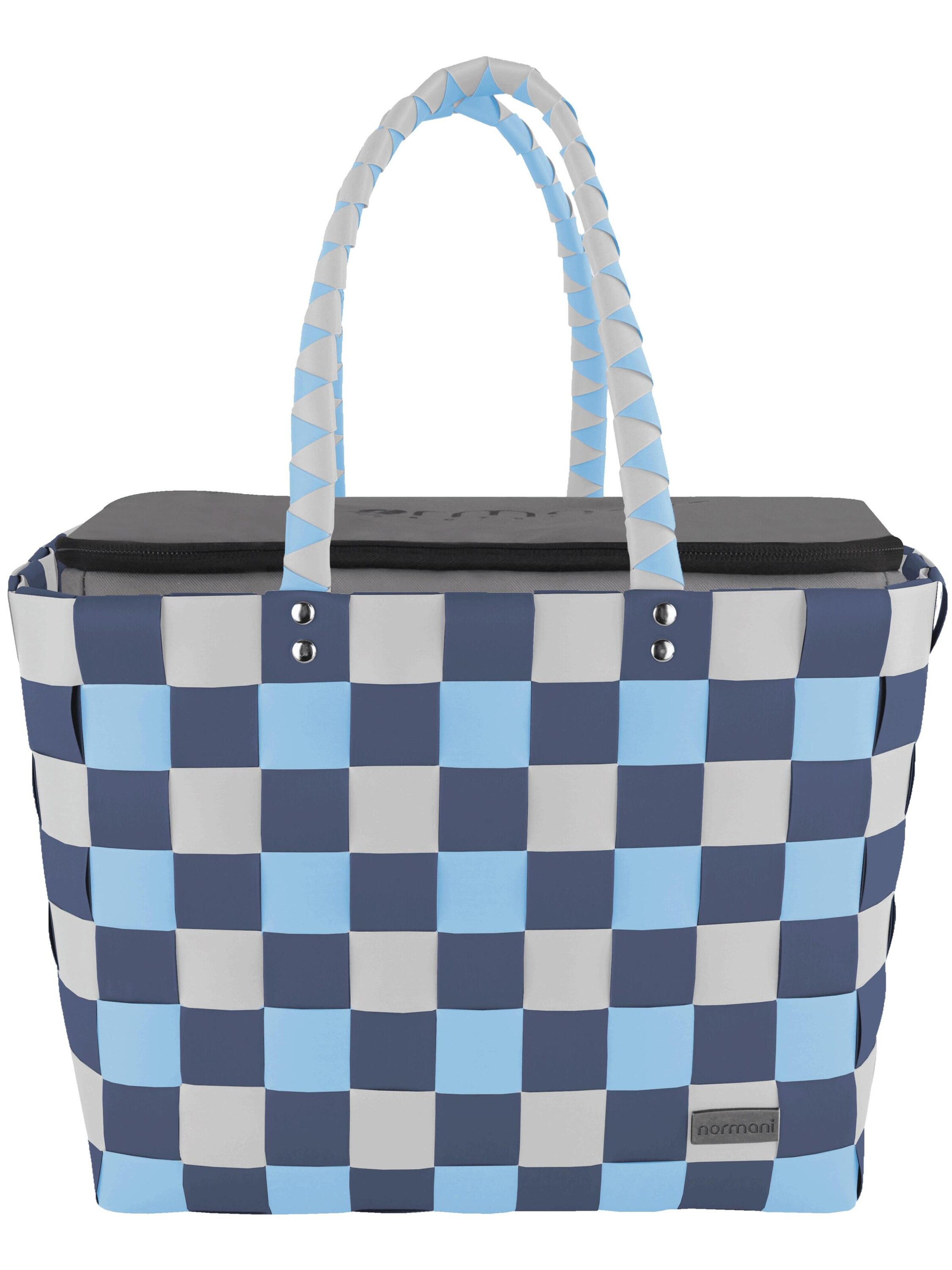 normani Shopper in Blue: front