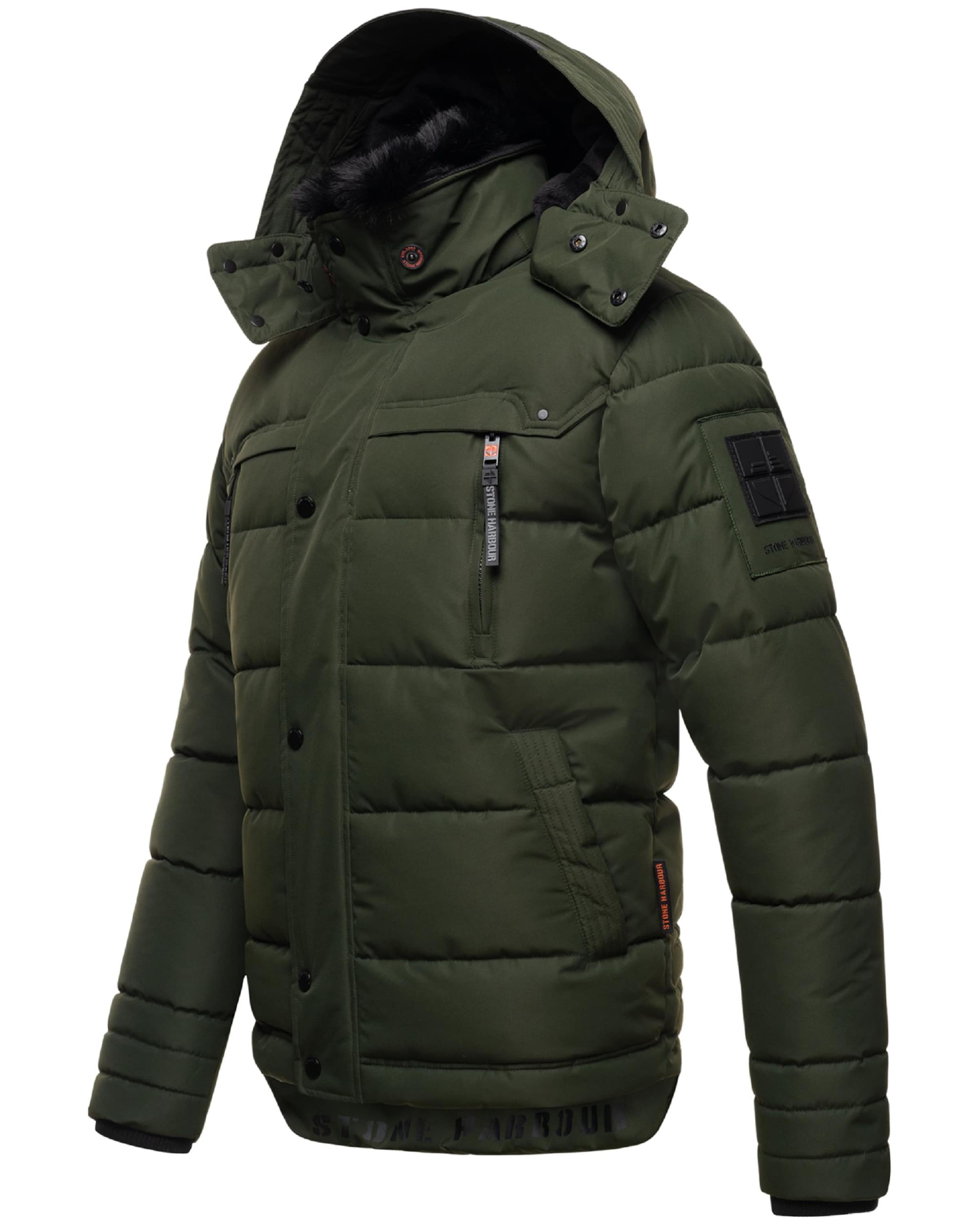 STONE HARBOUR Winter jacket 'Witaas' in Green