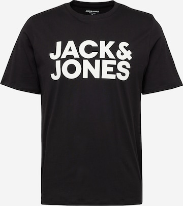 Maglietta di JACK & JONES in nero: frontale