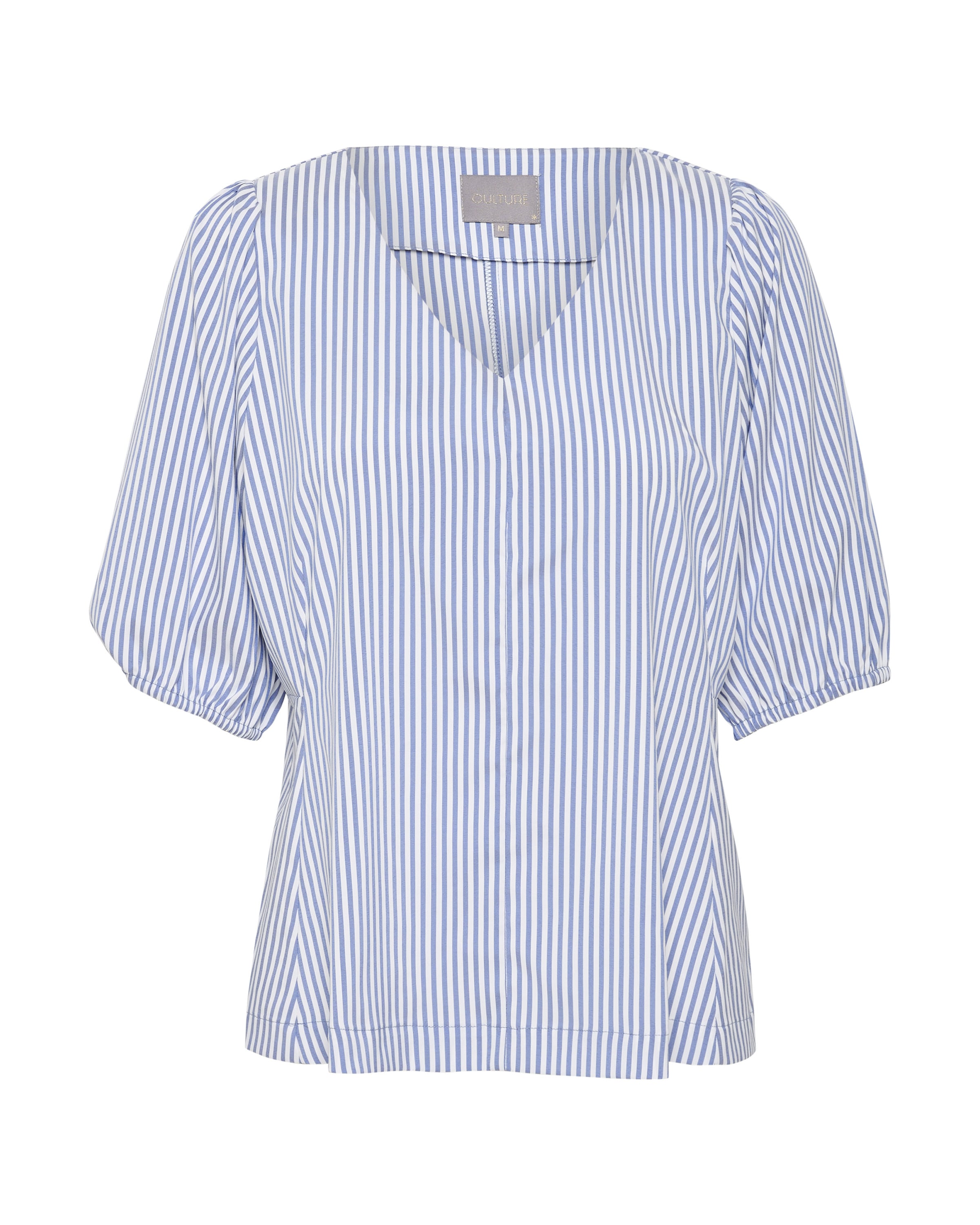 CULTURE Bluse 'Abigail' in Blau: Vorderseite