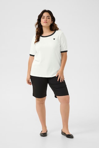KAFFE CURVE - Camiseta en blanco