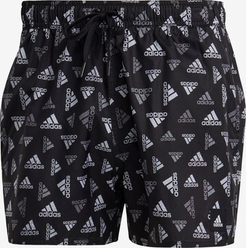 ADIDAS SPORTSWEAR Swimming Trunks in Black: front