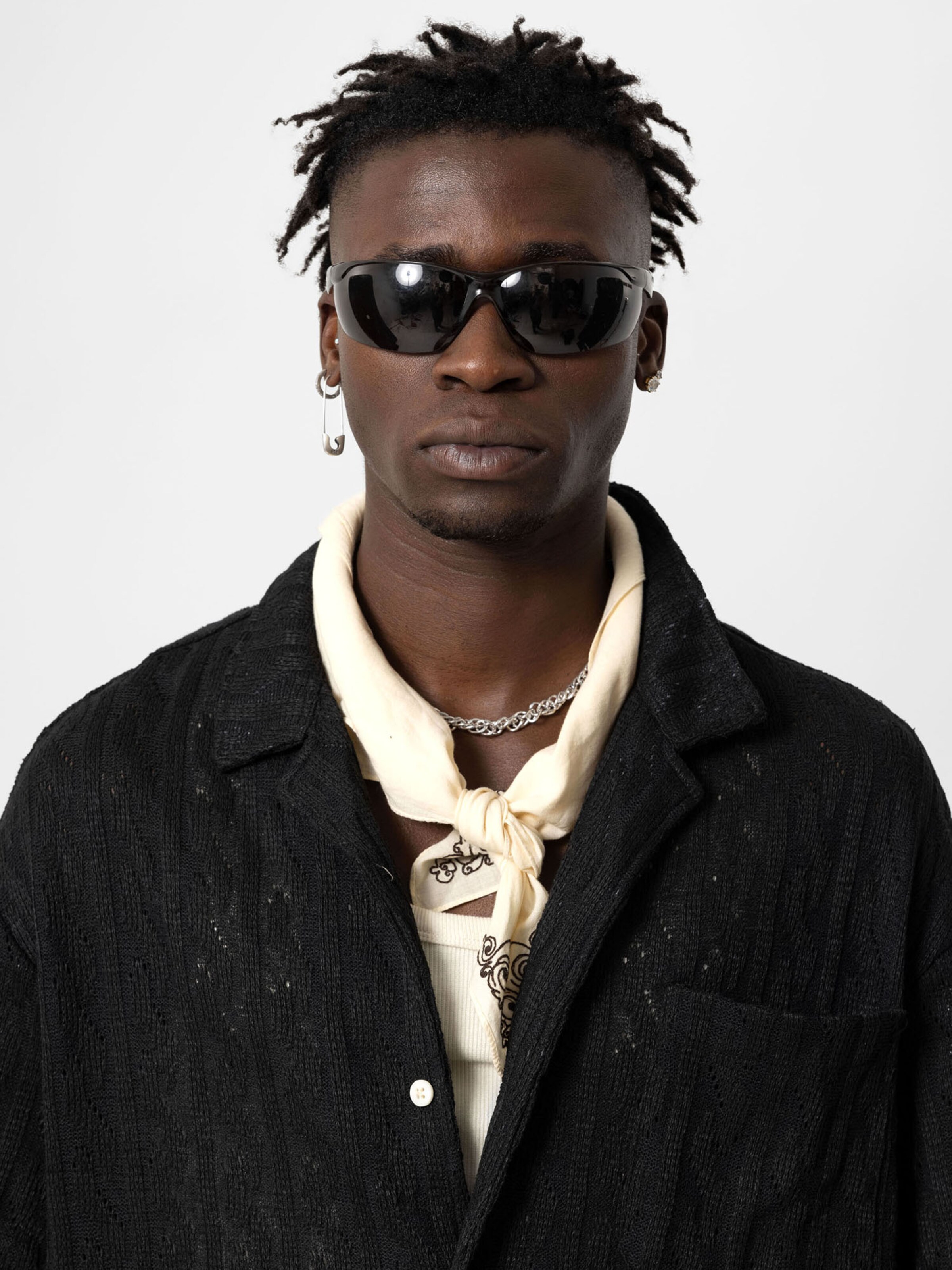 VAMOS CLO Comfort fit Overhemd in Zwart