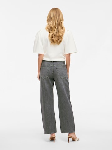 VILA Wide leg Jeans 'VIPalma' in Grey