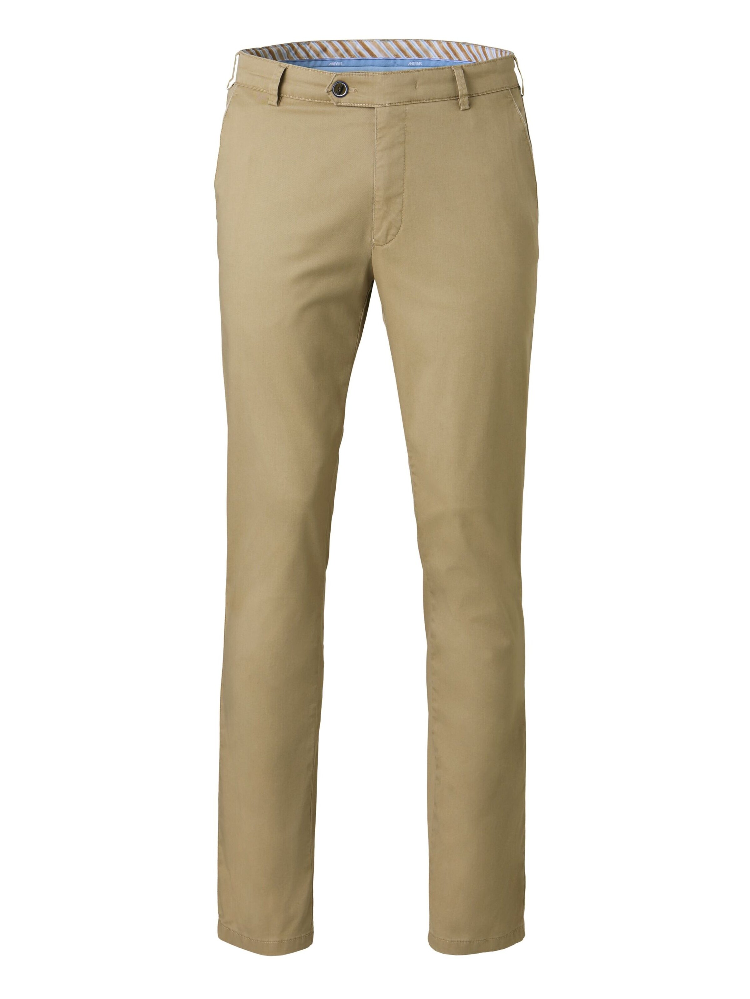 MEYER Chino 'New York' in Beige: voorkant