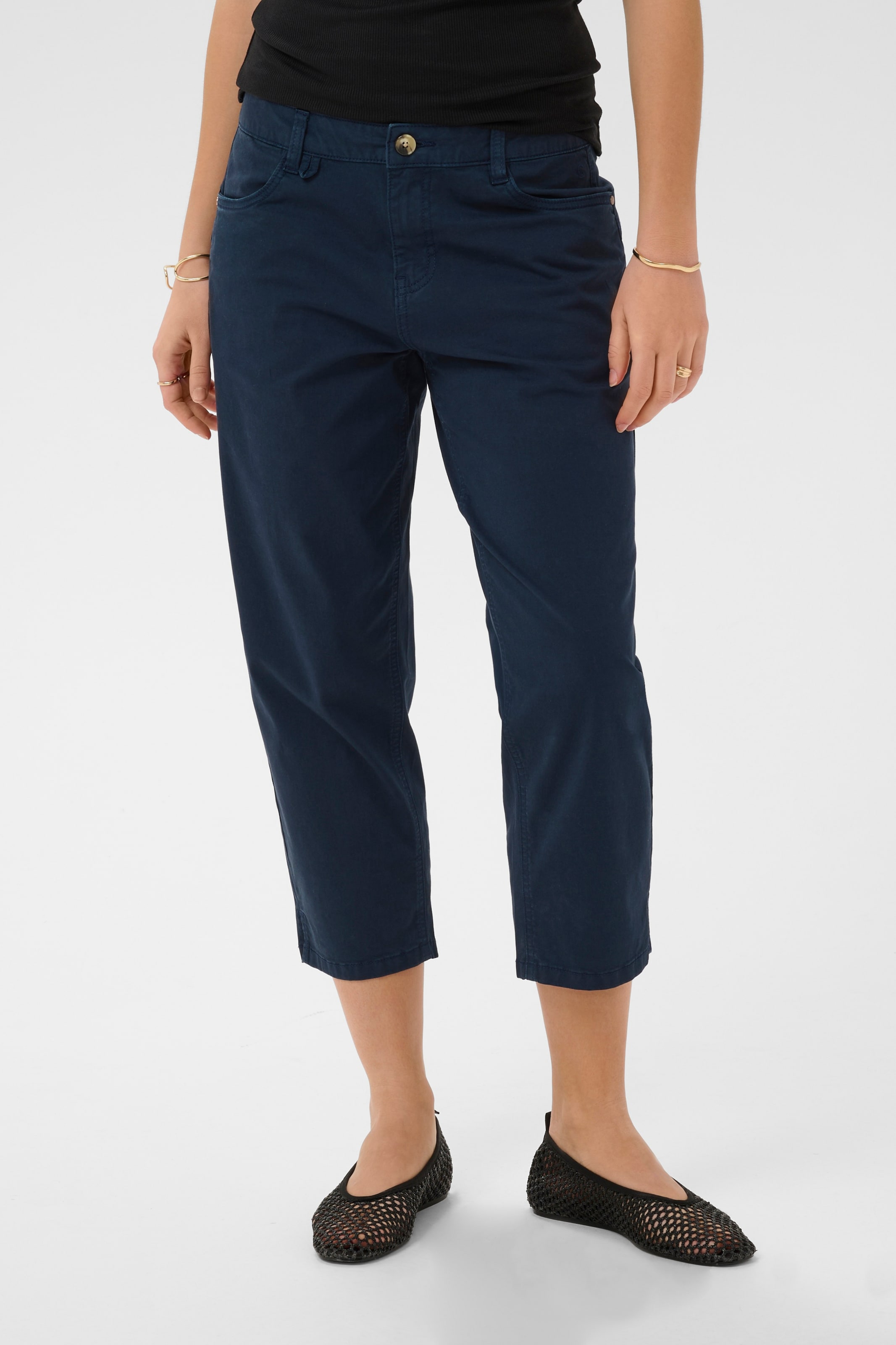 Cream Regular Broek 'CRBerta ' in Blauw: voorkant