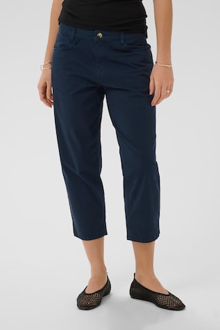 Cream Trousers 'CRBerta ' in Blue: front