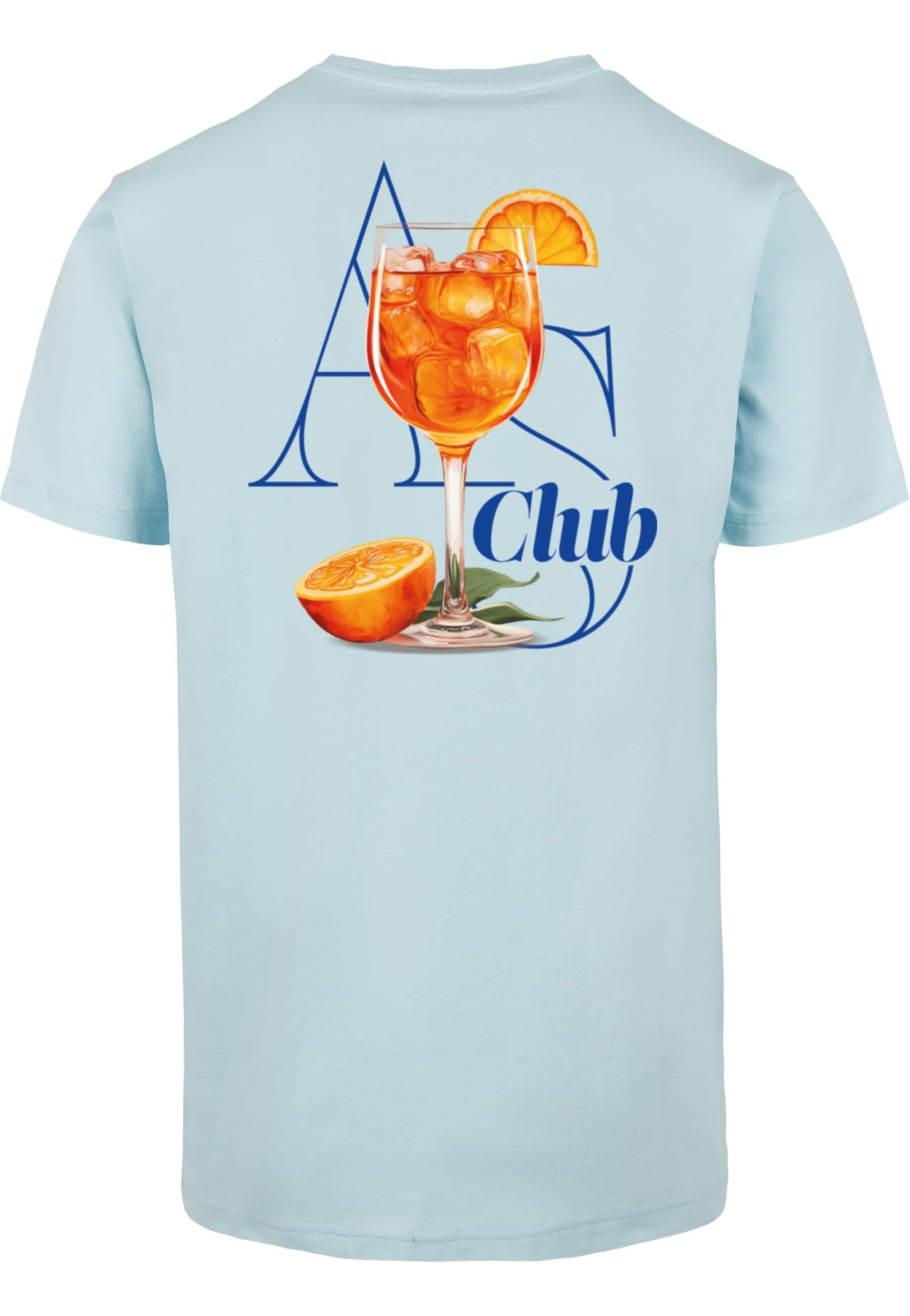 Mister Tee - Camiseta 'A S Club' en azul