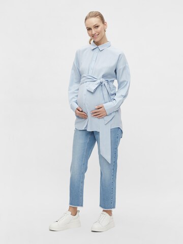 MAMALICIOUS Blouse 'Bella' in Blue