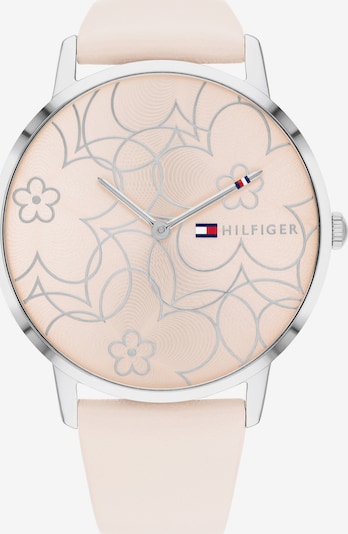 TOMMY HILFIGER Analogna ura | pastelno roza / srebrna barva, Prikaz izdelka