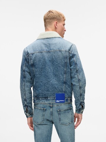 KARL LAGERFELD JEANS - Casaco meia-estação em azul