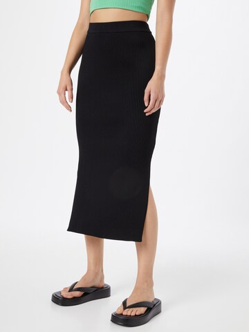 WEEKDAY Skirt in Black: front