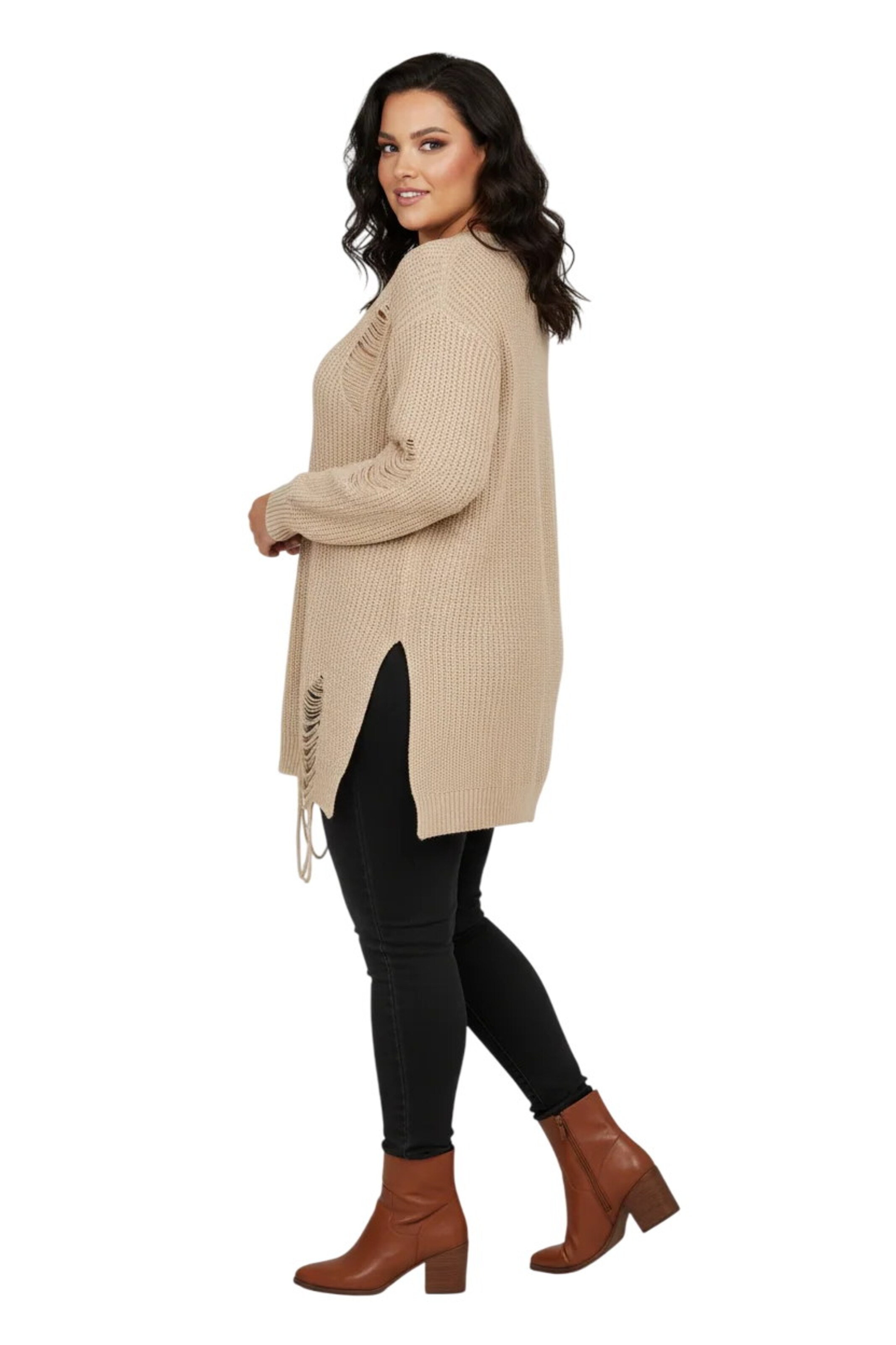 Pull-over Shape Of You en beige