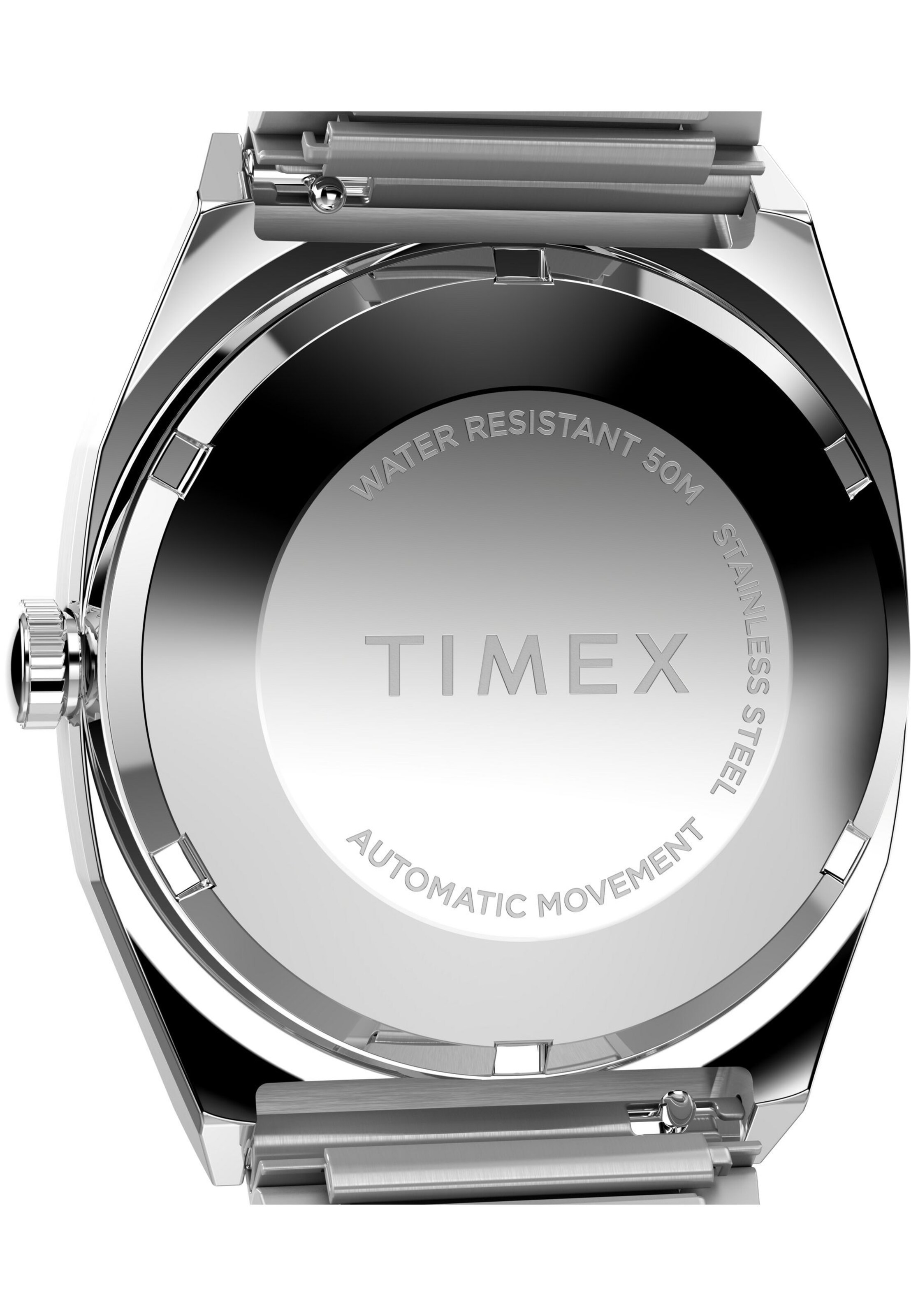 Orologio analogico 'Automatic 1983 E Line' di TIMEX in argento