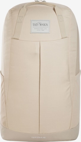 Zaino 'City Pack' di TATONKA in beige: frontale