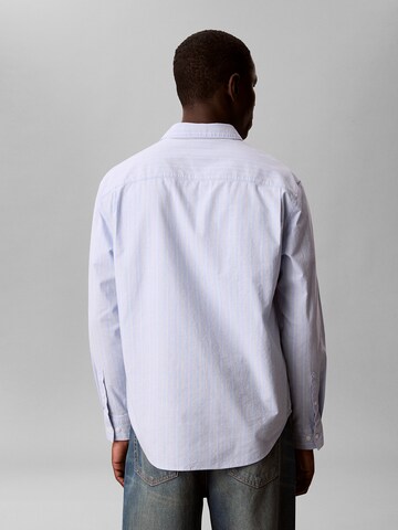 Calvin Klein Jeans Regular fit Overhemd in Blauw