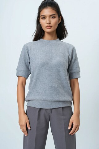 Trend Alaçatı Stili Shirt in Grey: front