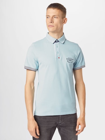 T-Shirt 'Chandler' INDICODE JEANS en bleu : devant
