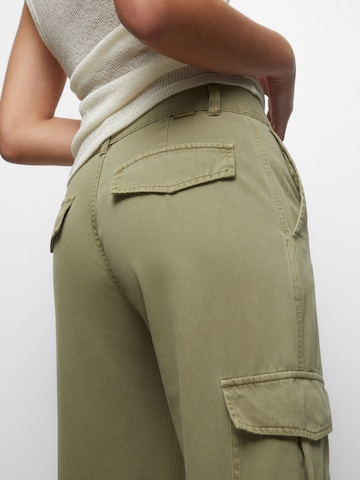 Pull&Bear Loose fit Cargo Pants in Green