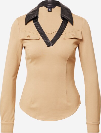 Karen Millen Shirt in camel / schwarz, Produktansicht