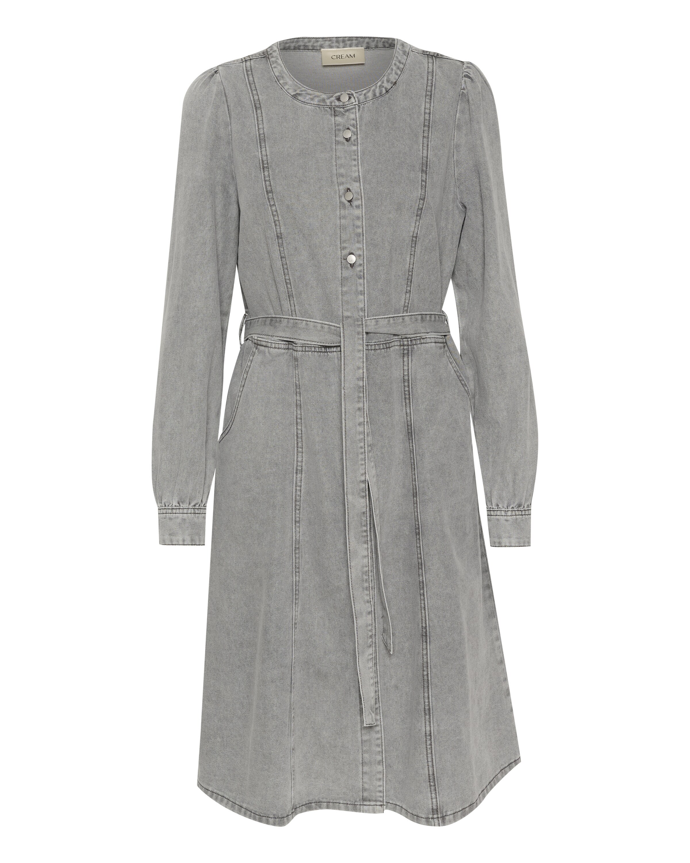 Cream Kjole 'Ruth' i grå: forside