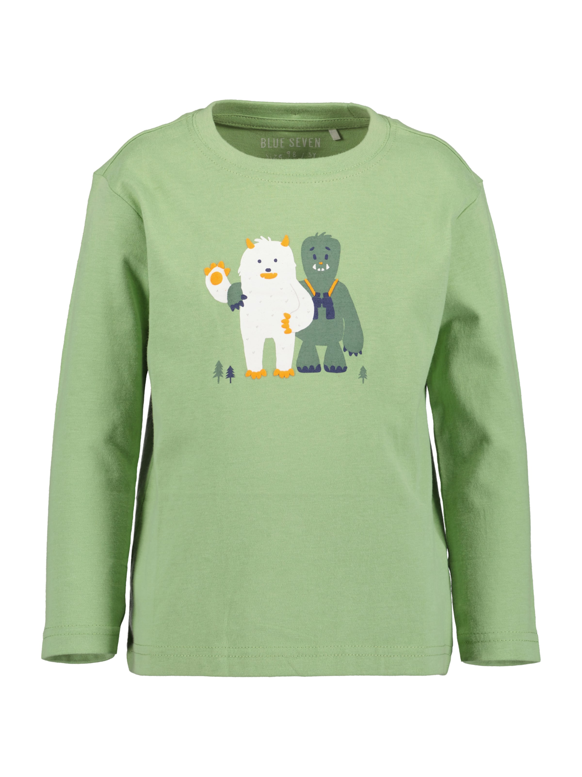 BLUE SEVEN Μπλουζάκι σε πράσινο: μπροστά