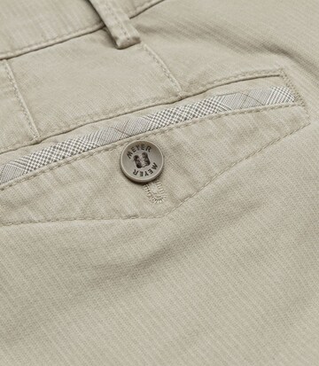 MEYER Slimfit Hose 'Chicago' in Beige