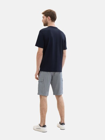 TOM TAILOR Regular Cargobroek in Blauw