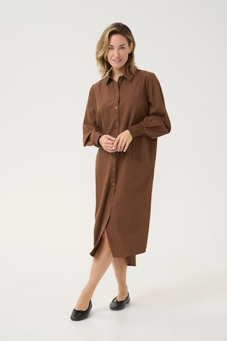 Robe-chemise 'Fenella' Kaffe en marron