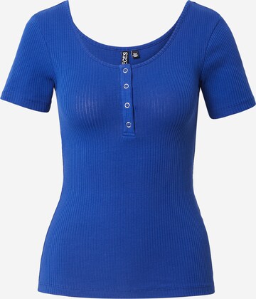 PIECES قميص 'Kitte' بلون أزرق: الأمام