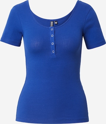 PIECES T-Shirt 'KITTE' in Blau: front
