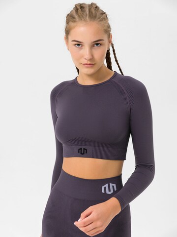 MOROTAI Performance shirt 'Naikan' in Purple: front