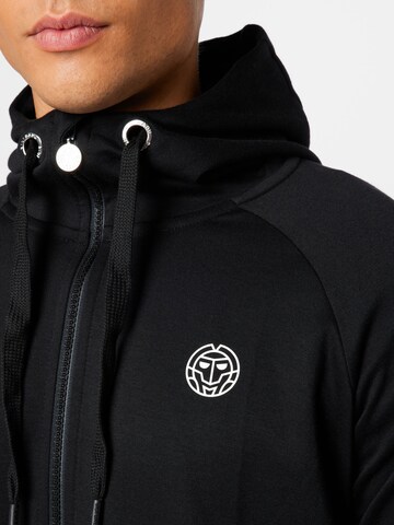 BIDI BADU Athletic Zip-Up Hoodie in Black