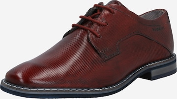 bugatti Lace-Up Shoes 'Rafo  ExKo' in Red: front