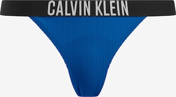 Bas de bikini Calvin Klein Swimwear en bleu : devant