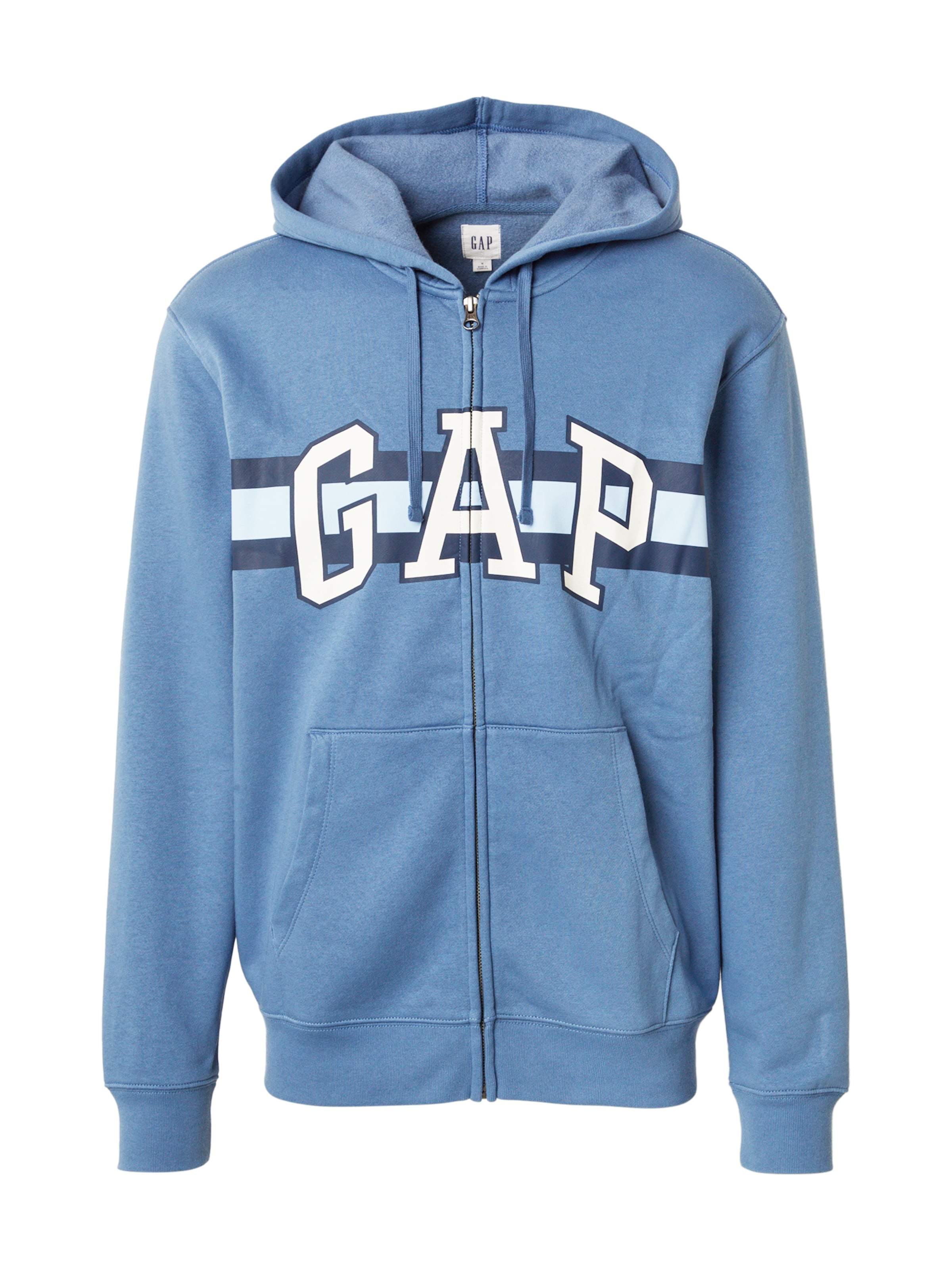 GAP Sweatjacka 'HERITAGE' i blå: framsida