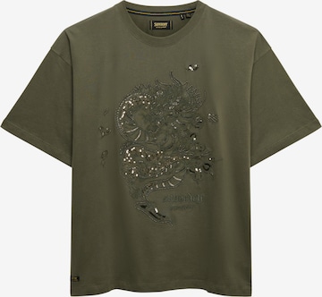 T-shirt Superdry & Co en vert : devant
