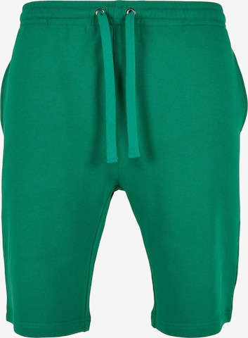 Urban Classics Püksid, värv roheline: eest vaates