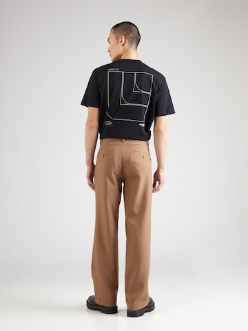 JACK & JONES Свободный крой Брюки-чинос в Коричневый