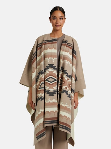 MADELEINE Cape in Beige: voorkant