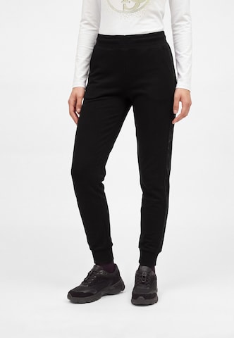 GUESS - Tapered Pantalón 'NEW VICTOIRE' en negro: frente