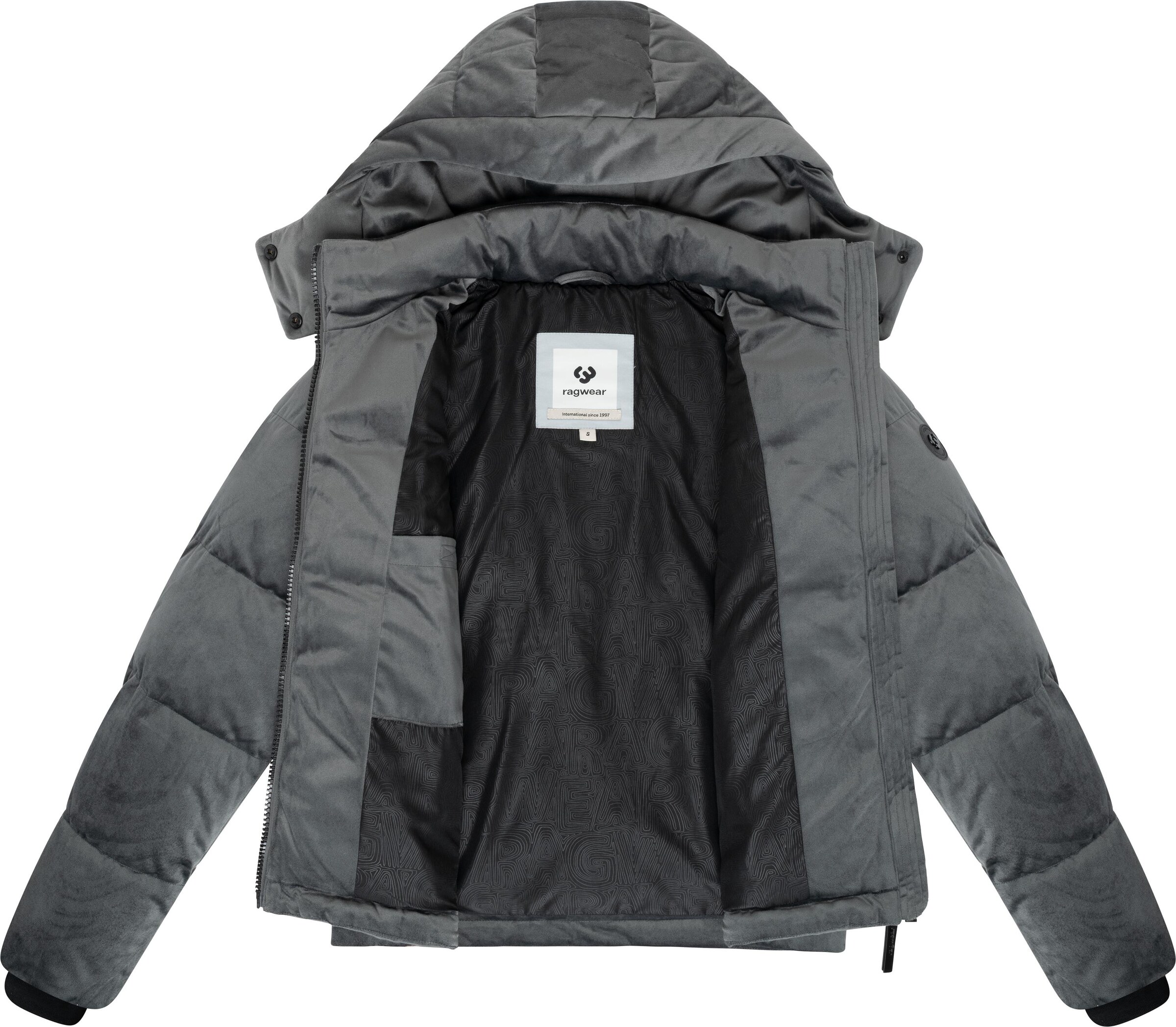 Ragwear Winter Jacket 'Roobie' in Grey